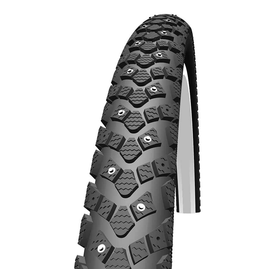 Schwalbe, Winter, Tire, 700x35C, Wire, Clincher, Winter, KevlarGuard, Reflex, 50TPI, Black