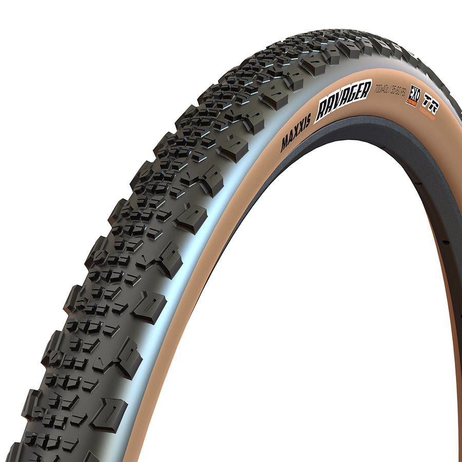 Maxxis, Ravager, Tire, 700x40C, Folding, Tubeless Ready, Dual, EXO, 120TPI, Black