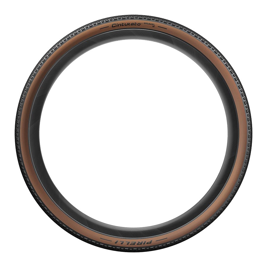 Pirelli, Cinturato Gravel H, Gravel Tire, 700x45C, Folding, Tubeless Ready, SpeedGrip, 127TPI, Tanwall