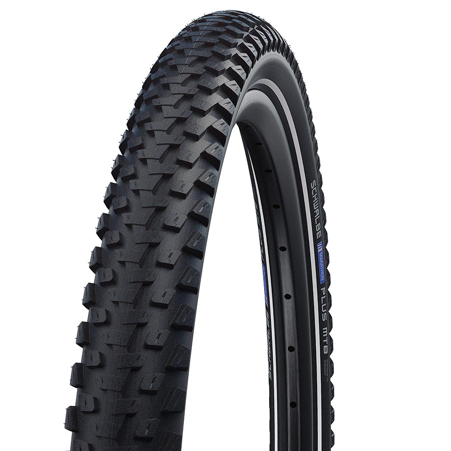 Schwalbe, Marathon Plus MTB, Mountain Tire, 29''x2.25, Wire, Clincher, Addix, SmartGuard, 67TPI, Black
