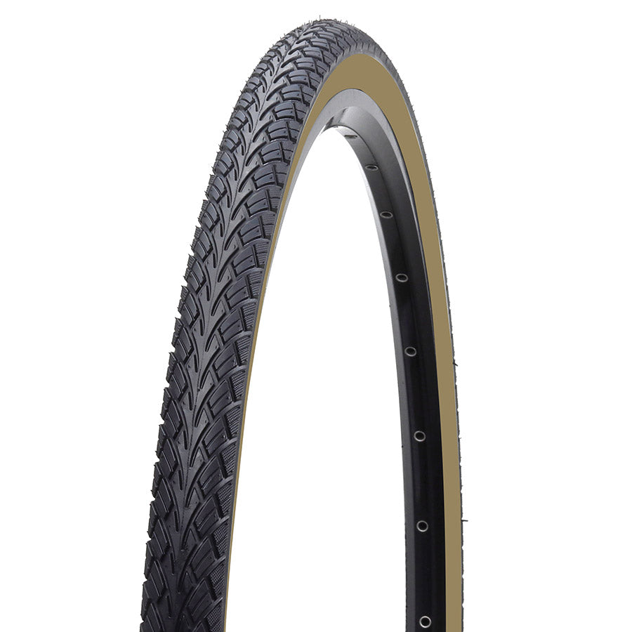 EVO, Hesston, Hybrid Tire, 26''x1.75, Wire, Clincher, 27TPI, Tanwall