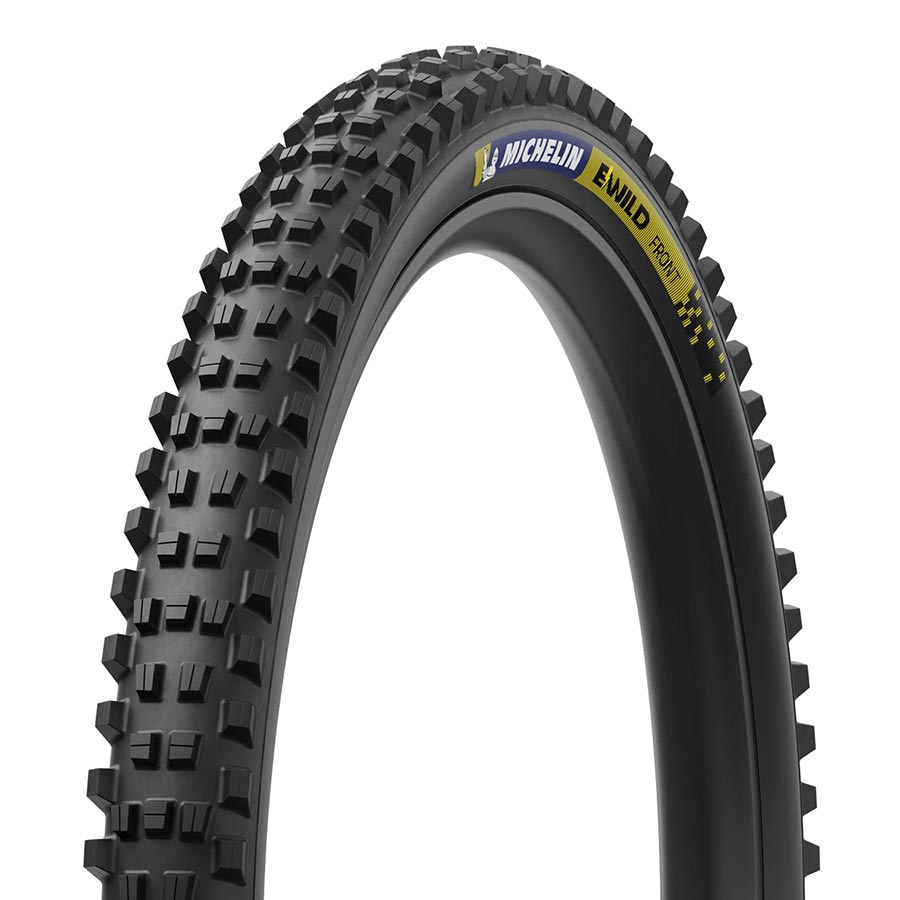 Michelin, E-WILD RACING LINE Front, Mountain Tire, 29''x2.40, Folding, Tubeless Ready, MAGI-X, Black