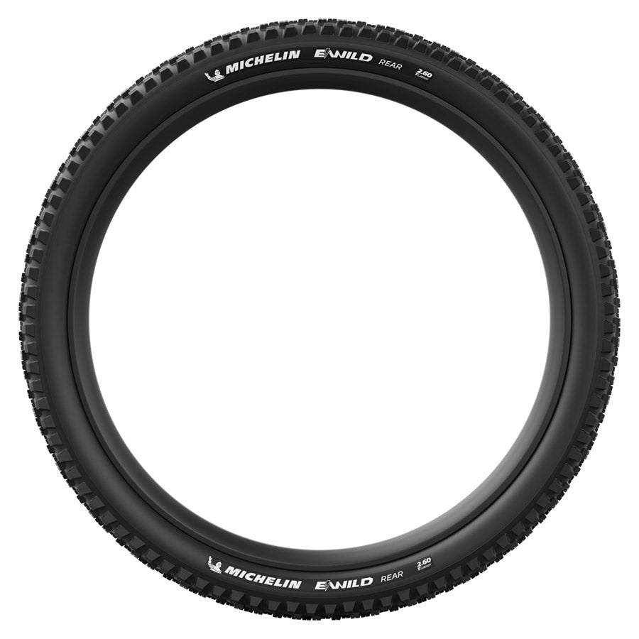 Michelin, E-WILD PERFORMANCE LINE Rear, Mountain Tire, 27.5x2.60, Folding, Tubeless Ready, MAGI-X, GUM-X, 2x33, Black