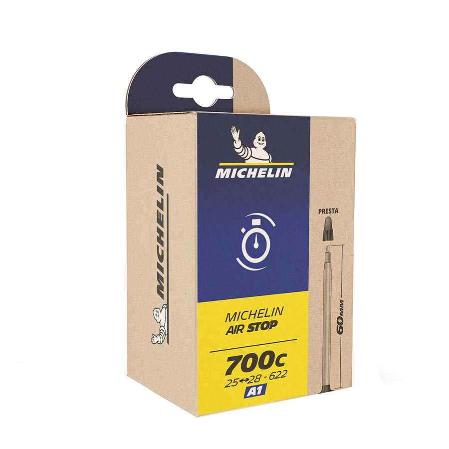 Michelin, Airstop, Tube, Schrader, Length: 48mm, 700C, 33-46C