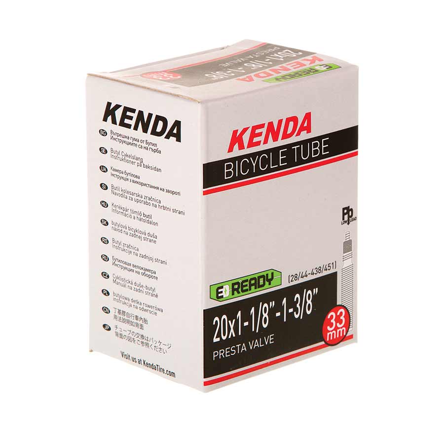 Kenda, Presta-Removable Valve Core, Tube, Presta, Length: 48mm, 26'', 3.50-4.50