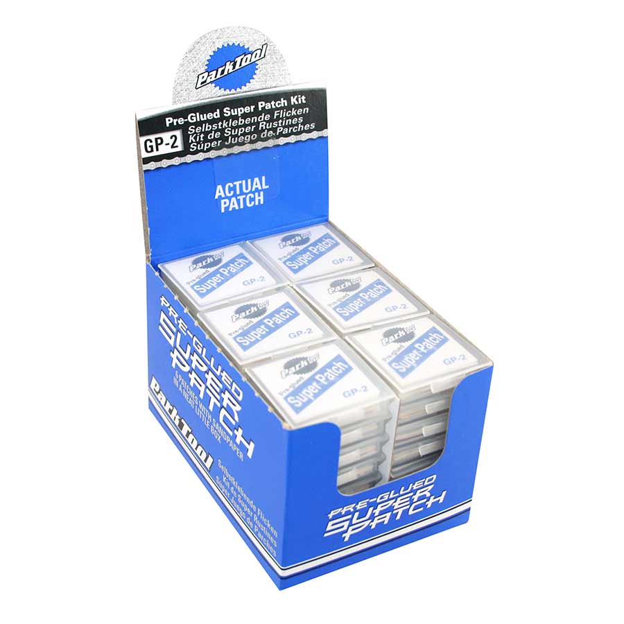 Park Tool, GP-2, Kit of 6 pre-glued patches, 48 kits in a display box