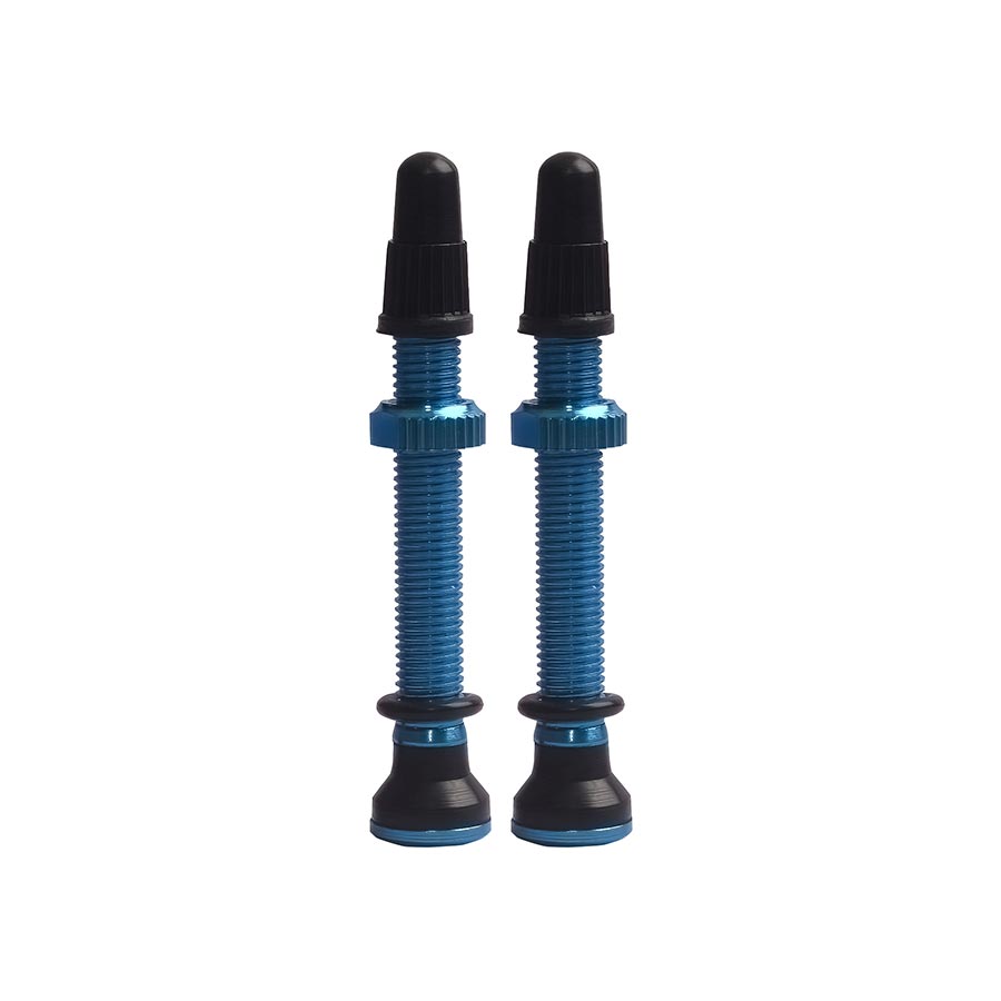EVO, Tubeless Valves, Tubeless Valve, Presta, 44mm, Blue, Pair