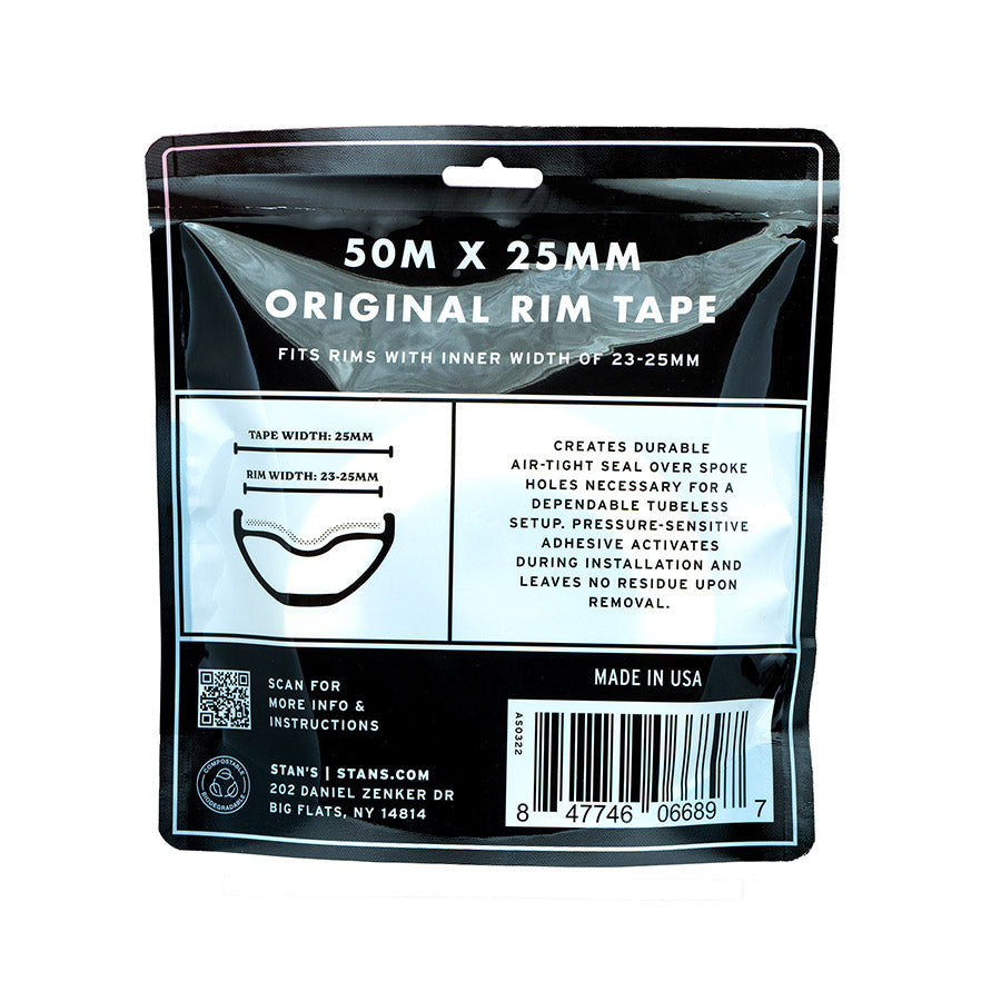 Stans No Tubes, Rim Tape, Tubeless Tape, 10m, 21mm