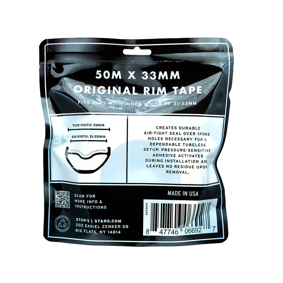 Stans No Tubes, Rim Tape, Tubeless Tape, 10m, 21mm