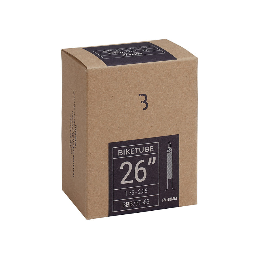 BBB Cycling, Tube, Presta, Length: 48mm, 26'', 1.5-1.75