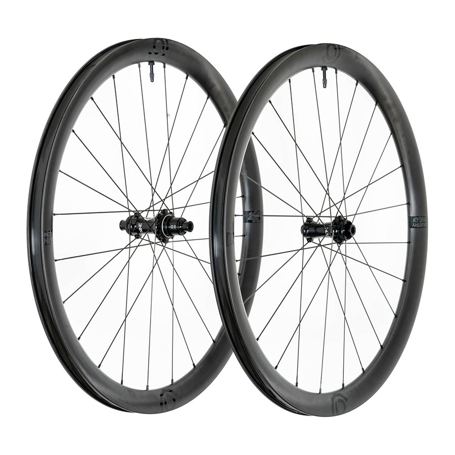 Industry Nine, Solix AL AR40, Wheel, Front and Rear, 700C / 622, Holes: F: 24, R: 24, F: 12mm, R: 12mm, F: 100, R: 142, Disc Center Lock, Shimano Road 11, Set