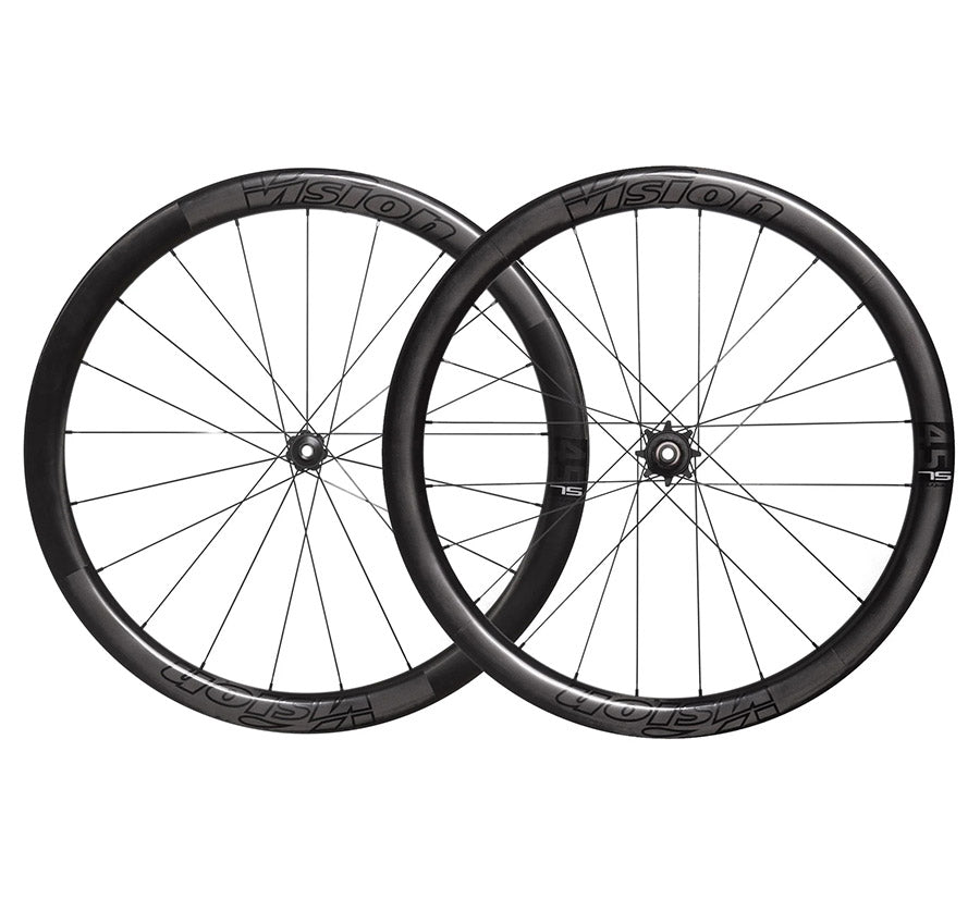 Vision, METRON 45 SL, Wheel, Front and Rear, 700C / 622, Holes: F: 21, R: 24, 12mm TA, F: 100, R: 142, Disc Center Lock, Shimano Road 11, Set