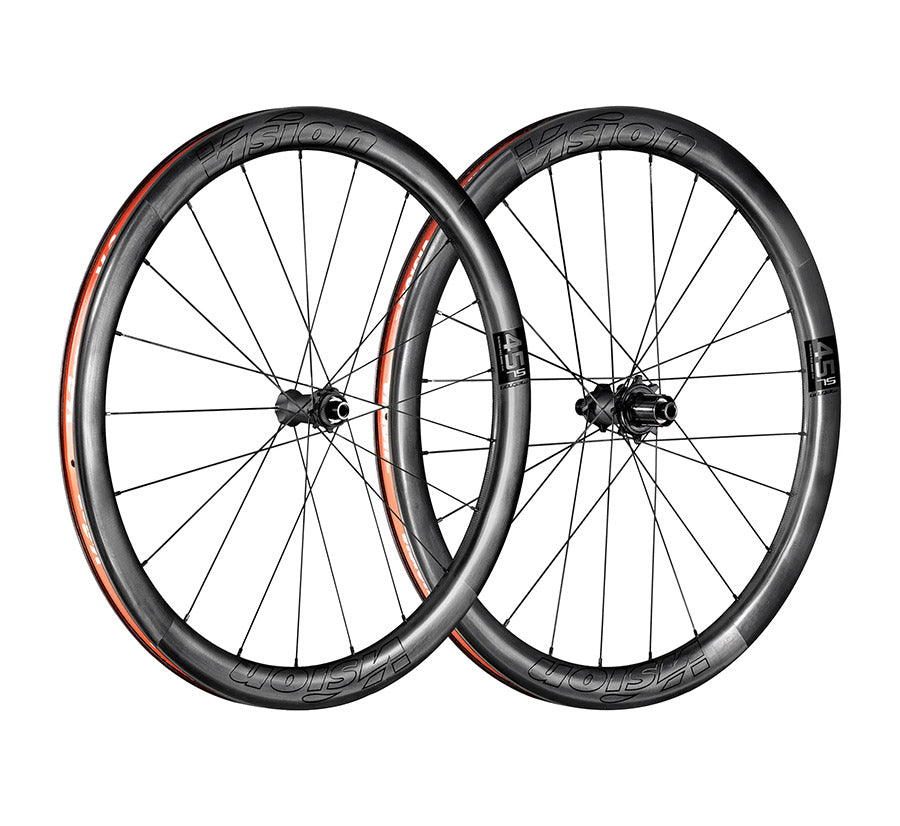 Vision, METRON 45 SL, Wheel, Front and Rear, 700C / 622, Holes: F: 21, R: 24, 12mm TA, F: 100, R: 142, Disc Center Lock, Shimano Road 11, Set