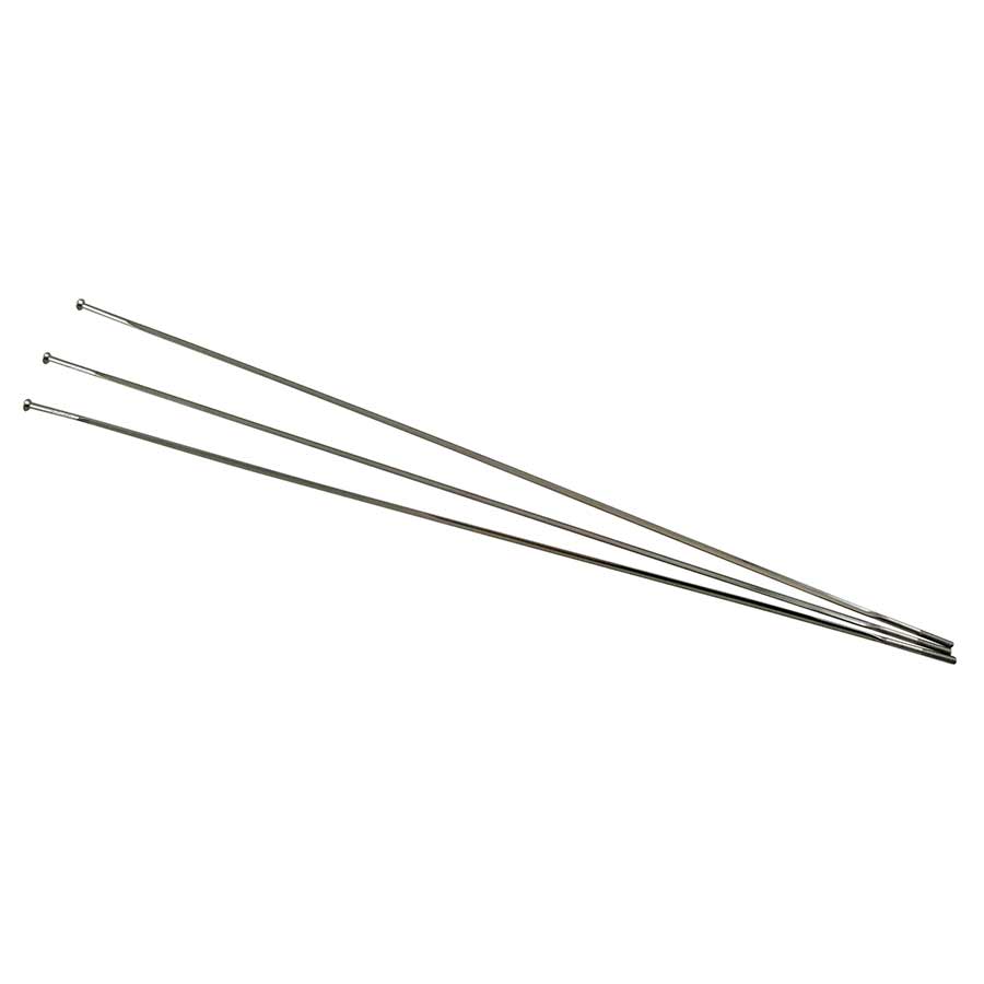 Zipp, Sapim CX-Ray Silver Straight pull spokes, Pack of 3, 224mm