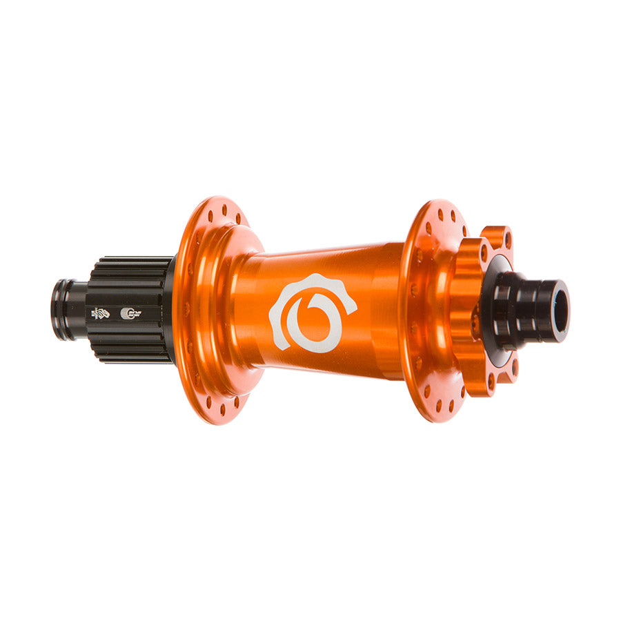 Industry Nine, Hydra Classic DH150/157 6B, Disc Hub, Rear, 32H, 12mm TA, 157mm, SRAM XD, Orange