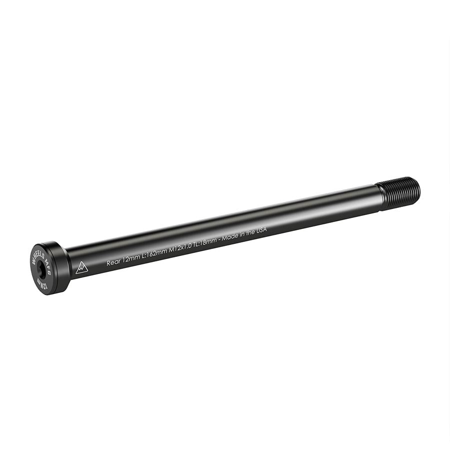 Wheels Manufacturing, Rear 12mm Thru Axle, Thru Axle, Rear, Length: 160mm, Thread Length: 25mm, Thread Pitch: M12x1.00