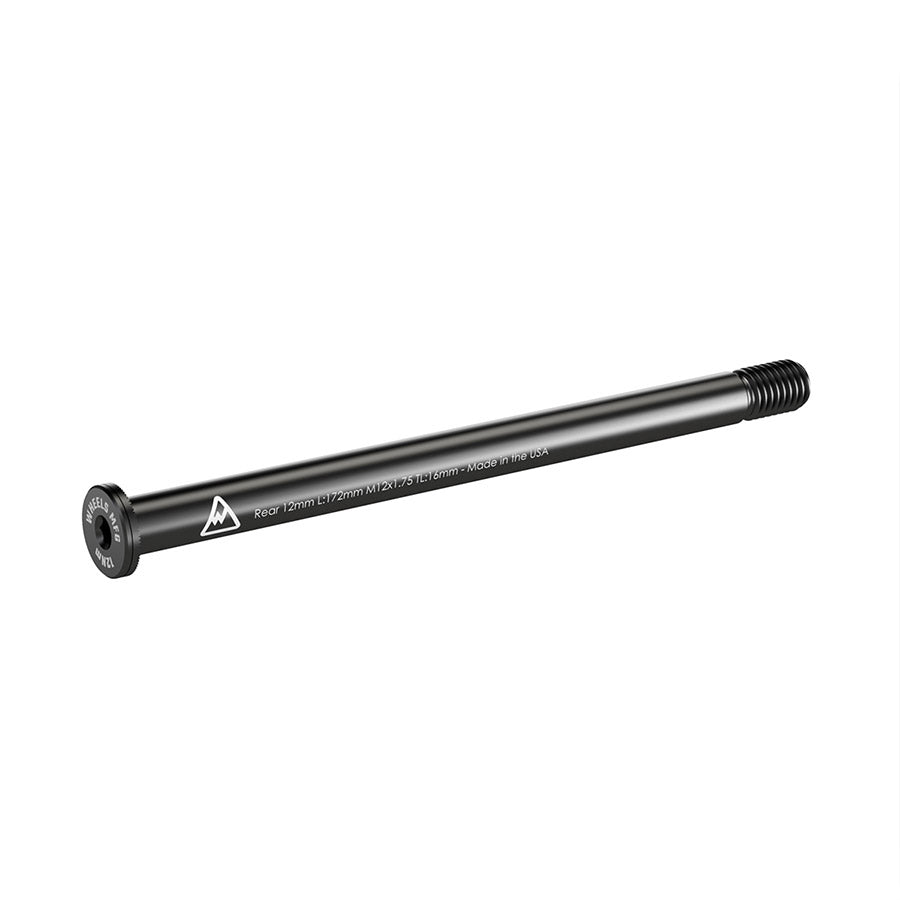 Wheels Manufacturing, Rear 12mm Thru Axle, Thru Axle, Rear, Length: 160mm, Thread Length: 25mm, Thread Pitch: M12x1.00