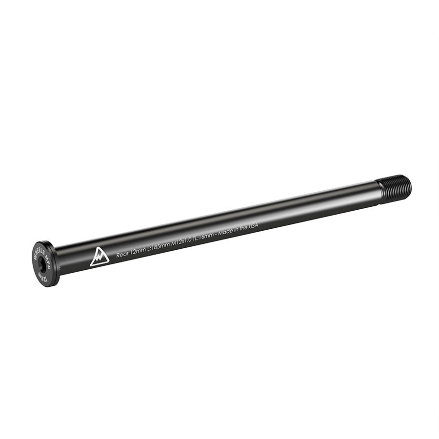 Wheels Manufacturing, Rear 12mm Thru Axle, Thru Axle, Rear, Length: 160mm, Thread Length: 25mm, Thread Pitch: M12x1.00
