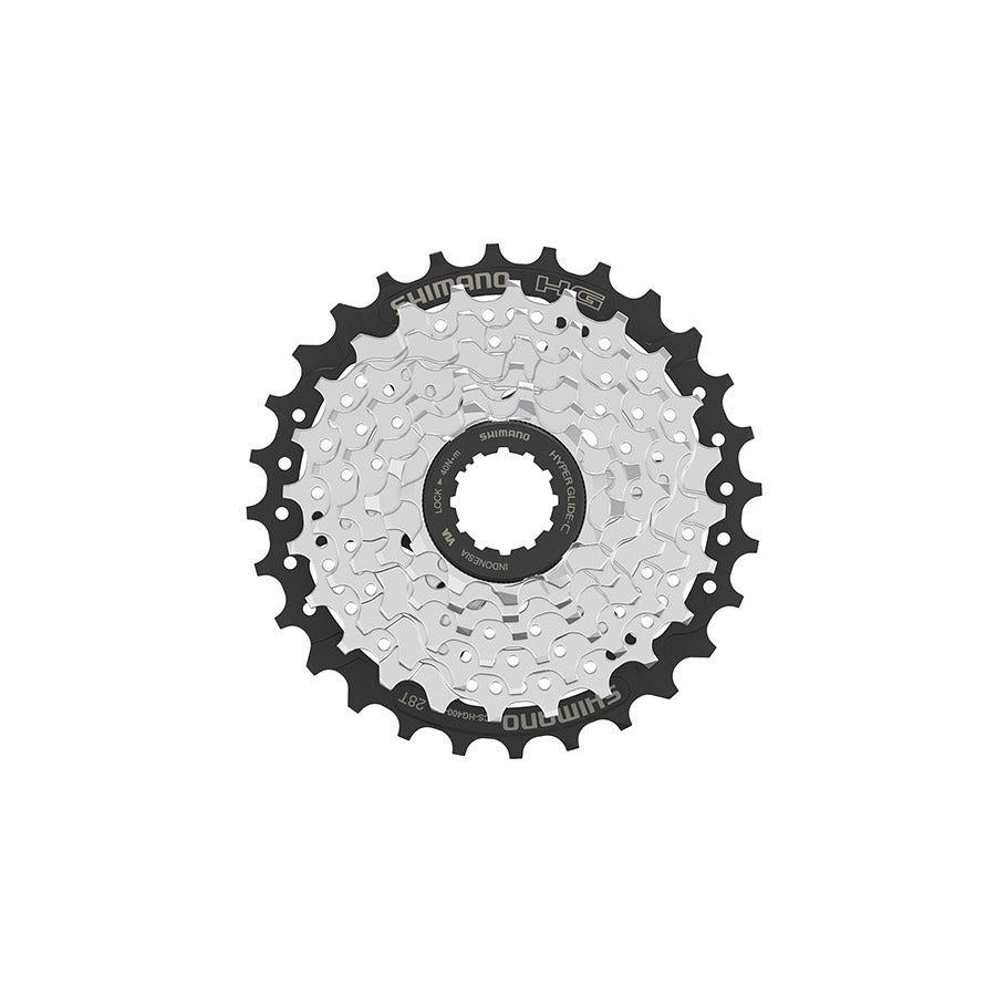 Shimano, CS-HG400-7, Cassette, Phosphate coated, Speed: 7, 11-28T, ECSHG4007128