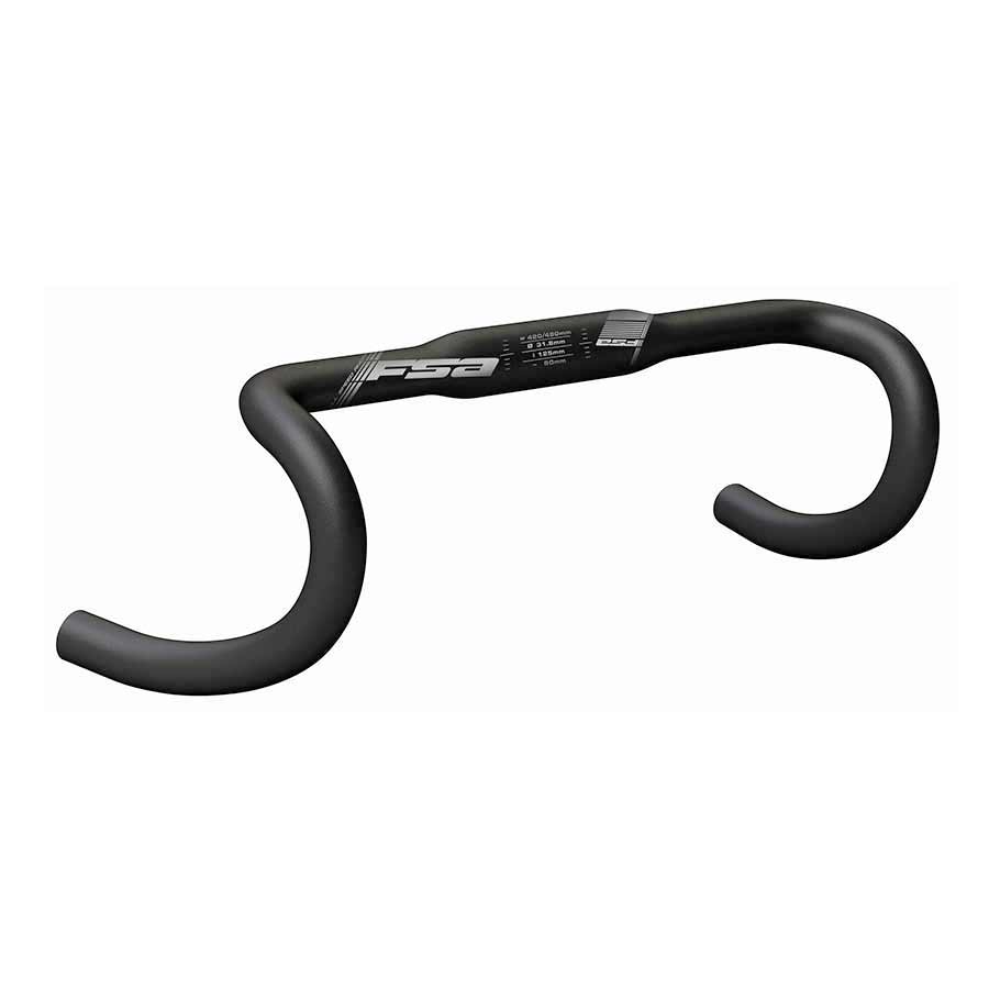 FSA, Adventure, Road handlebar, Clamp: 31.8mm, Drop: 125mm, Reach: 80mm, W:440mm