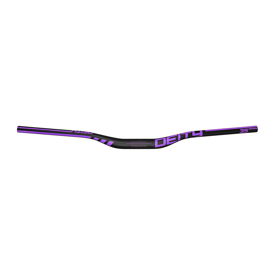 Deity, Skywire 25, MTB Handlebar, Diameter: 35mm, 800mm, Rise: 25mm, Black