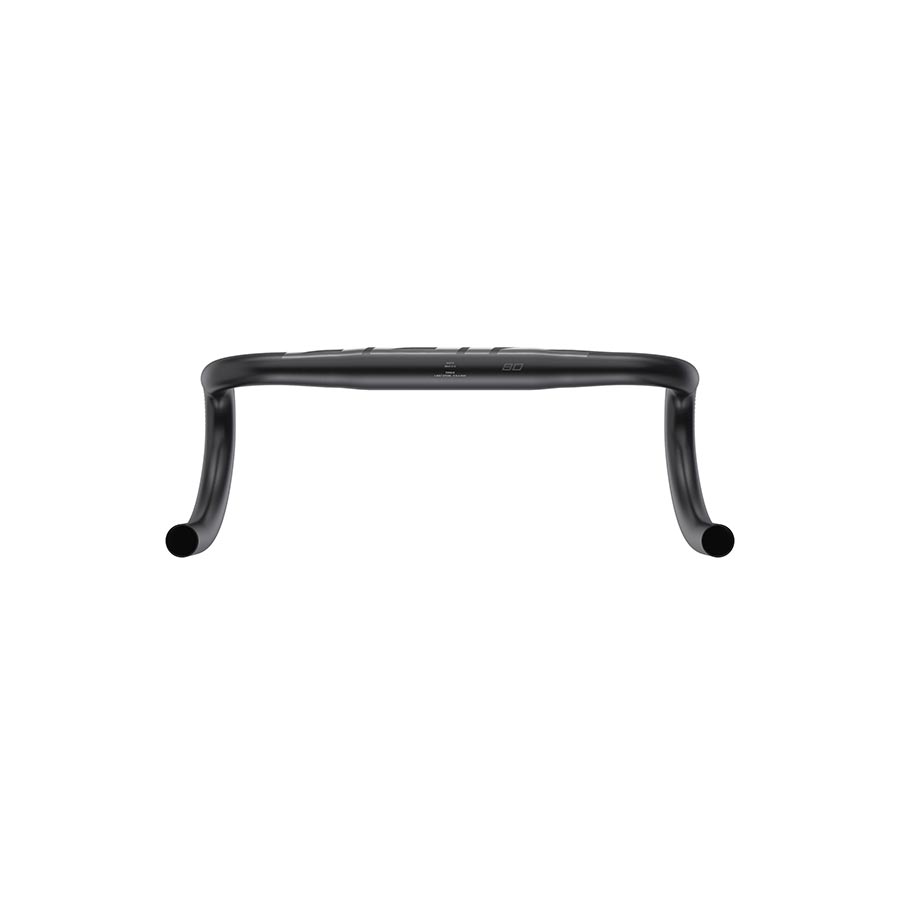 Zipp, Service Course SL-80, Drop Handlebar, Diameter: 31.8mm, 360mm, Drop: 125mm, Reach: 80mm, Black