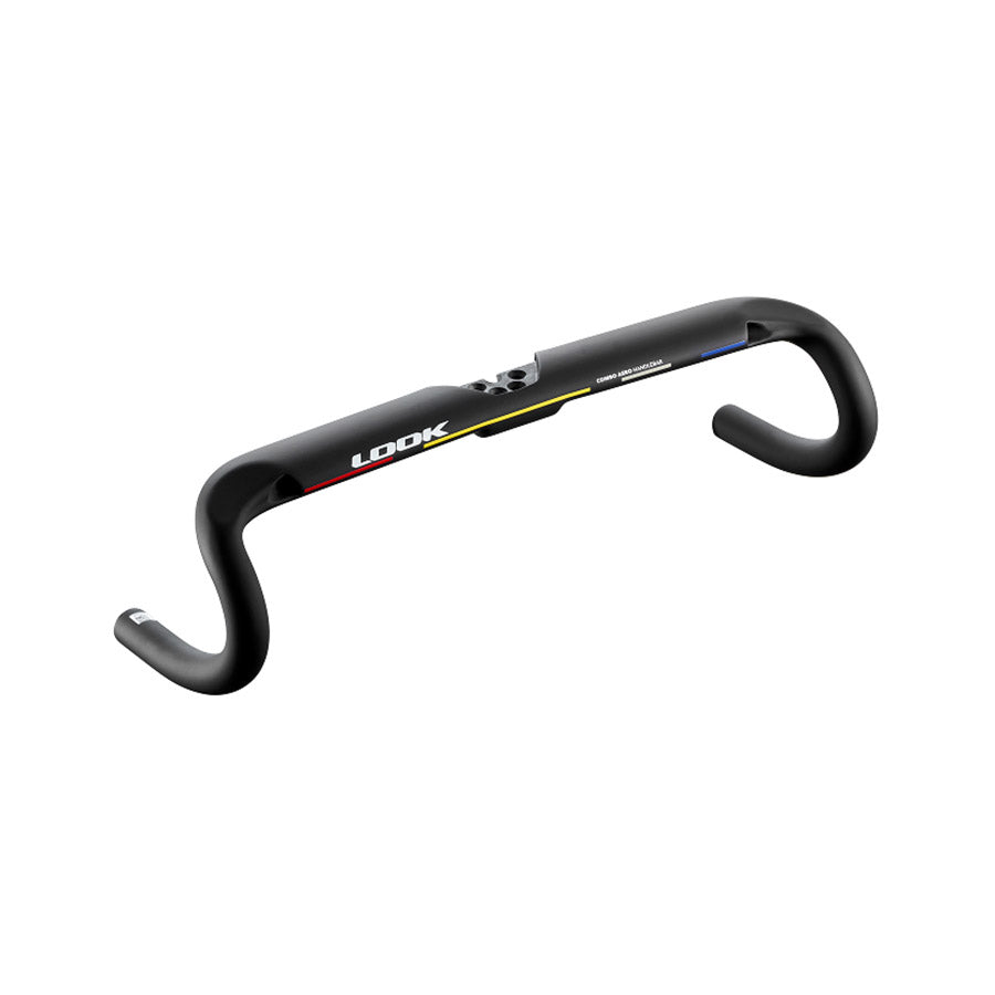 Look, Combo Aero Stealth Mat Glossy, Drop Handlebar, 380mm, Black