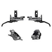 Shimano, XTR BL-M9220 / BR-M9220 Kit, MTB Hydraulic Disc Brake, Front and Rear, Post mount, Disc: Not included, Black, IBRM9220UPGKIT1