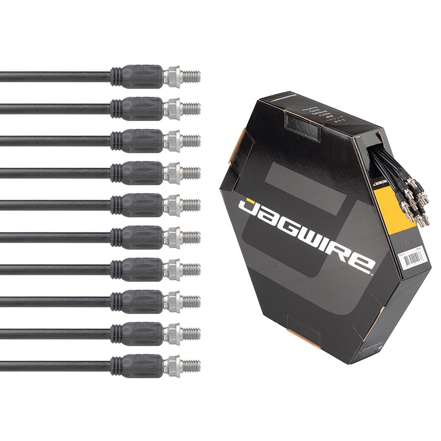 Jagwire, Sport, 2000mm, Black, 10pcs, SRAM Guide RSC (A1), Guide RS (A1), Guide R (A1), Level TL (A1), DB5, AvidElixir R, CR, CR Mag, 5, 7, 9, X0, XX 2012–2016, XX World Cup 2012, 7 Trail, 9Trail, X0 Trail