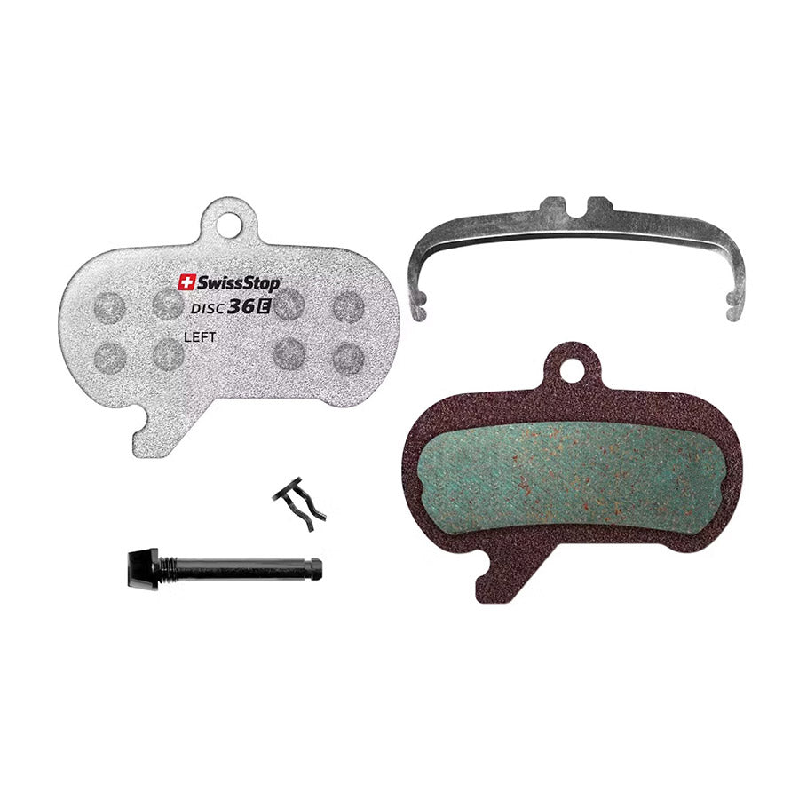 Plaquettes de frein à disque SwissStop Disc 34 E, forme : Shimano Road Direct Mount