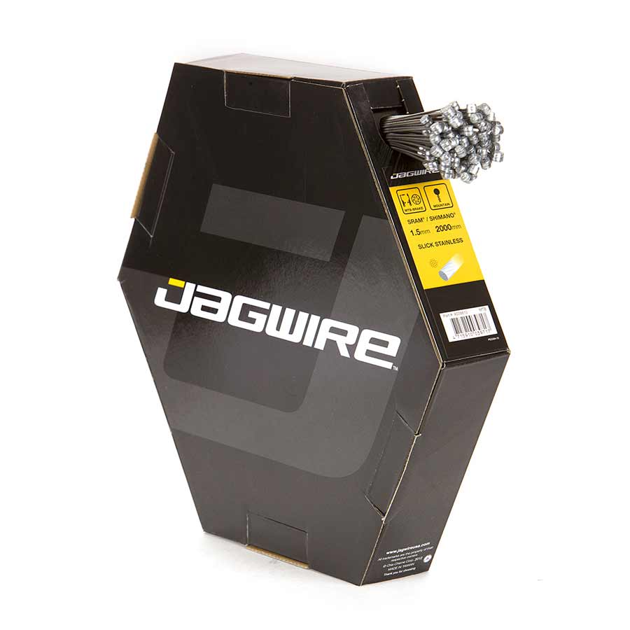 Jagwire, Slick, Brake cables, MTB, Stainless, 1.5mm, 2000mm, Box of 100