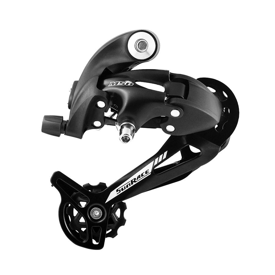 Sunrace, RDM57, Rear Derailleur, Speed: 7/8, Cage: Long, Black