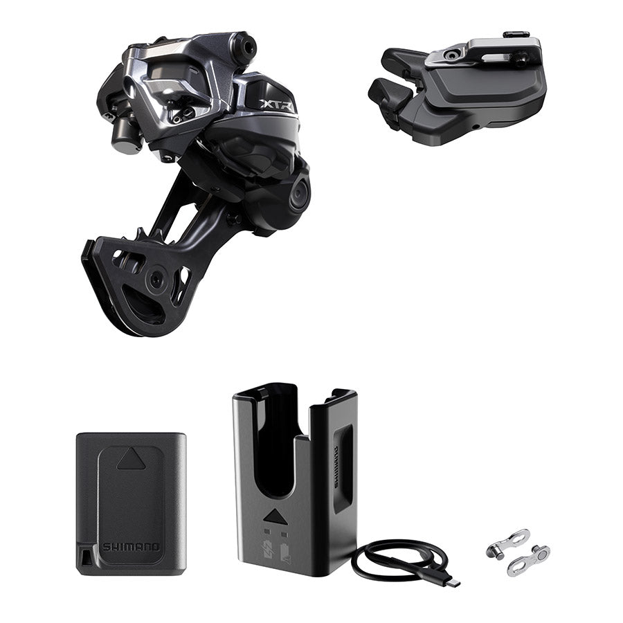 Shimano, XTR Di2 RD-M9250 Kit, Rear Derailleur, Speed: 12, Cage: SGS, Black, clamp band, IGPM9250UPG02