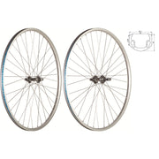 Roue de route vintage à écrous 49°N 27"