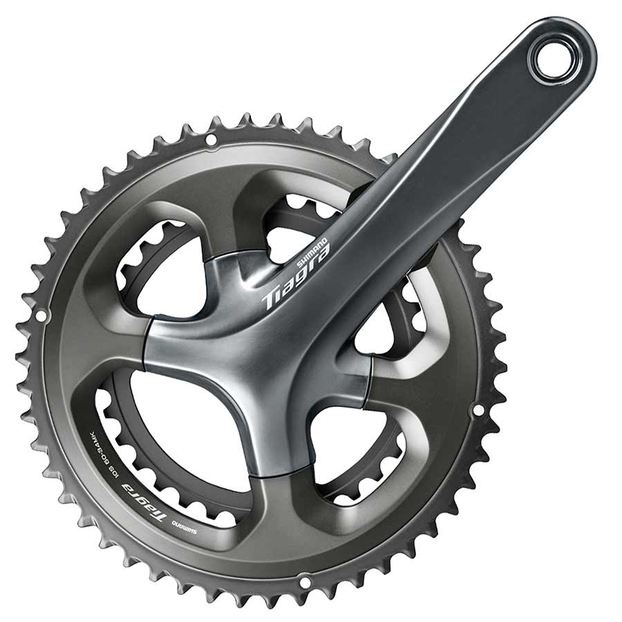 Shimano, Tiagra FC-4700, Crankset, 10 sp., 170mm, 34/50T, BCD:110, H2, 68mm, 43.5mm, Grey