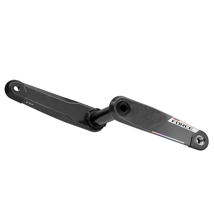 SRAM, Force XPLR E1 Crank Arm Assy, Crank Arm, 160mm, DUB, BCD: Direct Mount SRAM 8 Bolt, Black