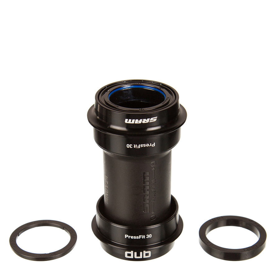 SRAM, DUB PF30 Road Wide 68mm, Press Fit BB, PF30, Spindle: 28.99mm, Width: 68mm, Diameter: 46mm