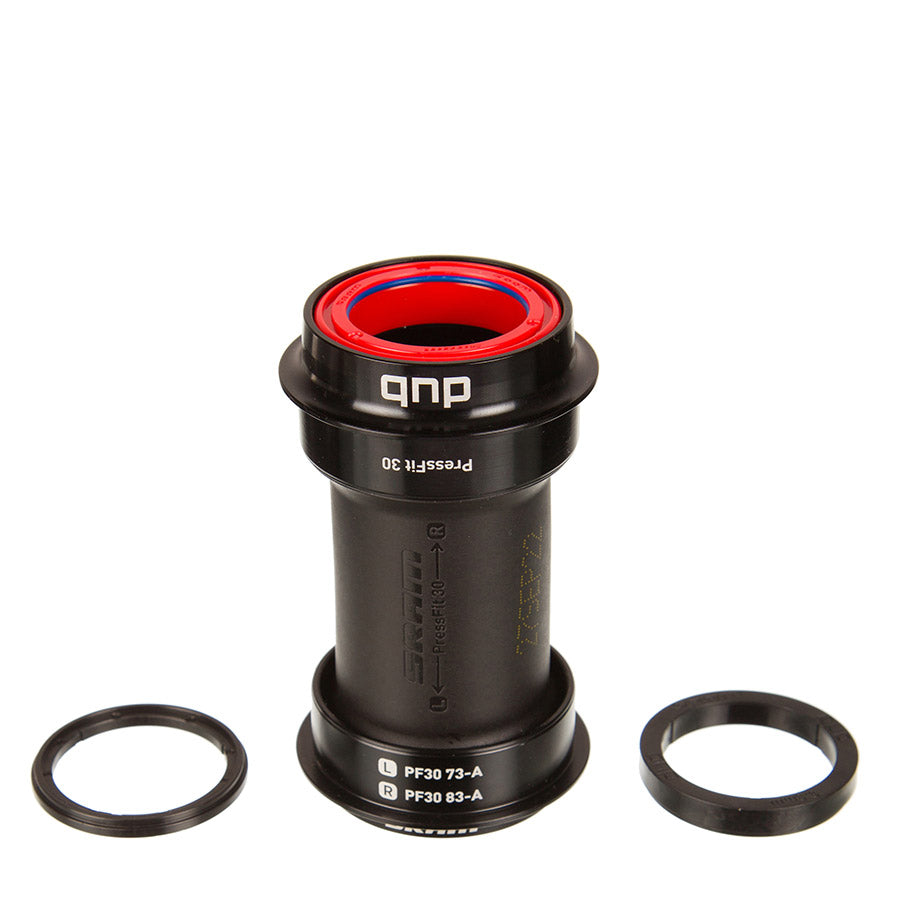 SRAM, DUB PF30 73 Wide Ceramic, Press Fit BB, PF30, Spindle: 28.99mm, Width: 73mm, Diameter: 46mm