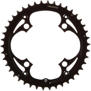 Truvativ, 42T, 9 sp, BCD 104mm, 4-Bolt, Outer Chainring, For MTB triple, Steel, Black, 11.6215.016.000