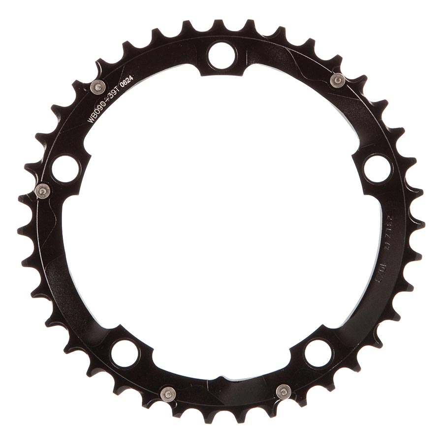 FSA, 39T, 10sp., BCD: 130mm, 5 Bolts, Inner Chainring, For Road triple, Aluminum, Black, 370-0239
