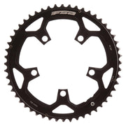 FSA, 52T, 10/11sp., BCD: 110mm, 5 Bolts, Pro Road, Outer Chainring, For Double, Aluminum, Black, 371-0252H