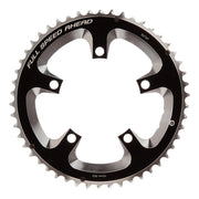 FSA, 50T, 10/11sp., BCD: 110mm, 5 Bolts, Super Road, Outer Chainring, For Double, Aluminum, Black, 371-0250A