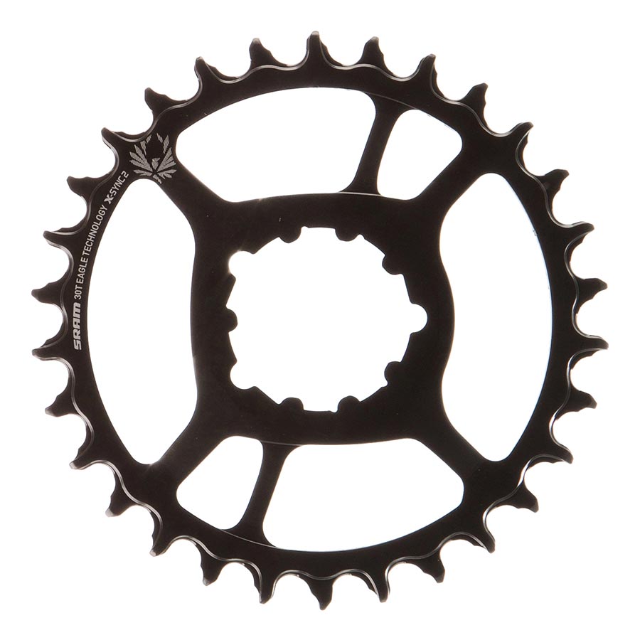 SRAM, X-SYNC 2 Steel 6mm, Chainring, Teeth: 30, Speed: 11/12, BCD: Direct Mount, Single, Steel, Black