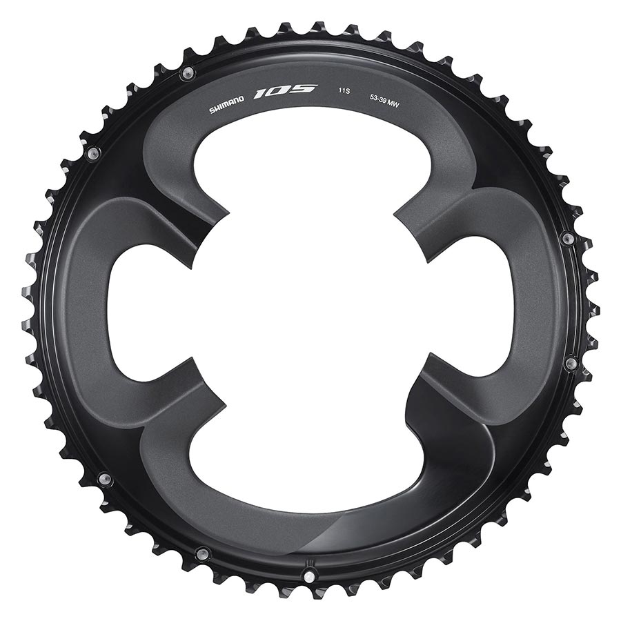 Shimano, 105 FC-R7000, Chainring, Teeth: 34, Speed: 11, BCD: 110, Bolts: 4, Inner, Aluminum, Black, Y1WV34000