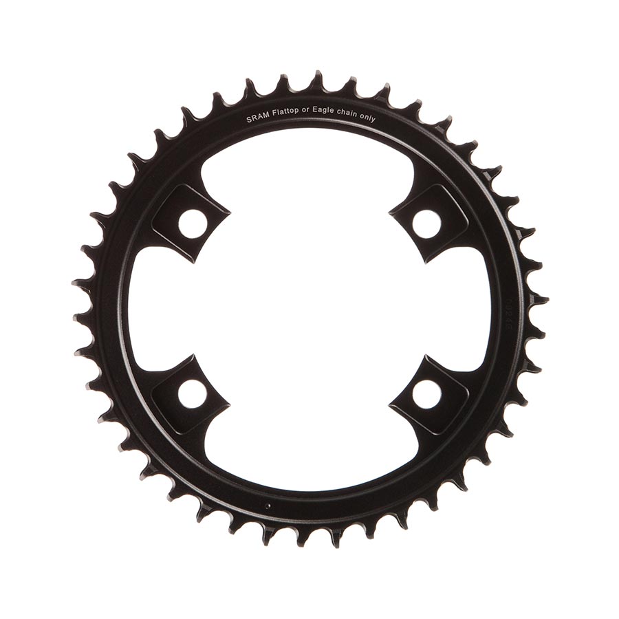 SRAM, X-SYNC 2 107mm, Chainring, Teeth: 40, Speed: 12, BCD: 107, Bolts: 4, Single, Aluminum, Grey