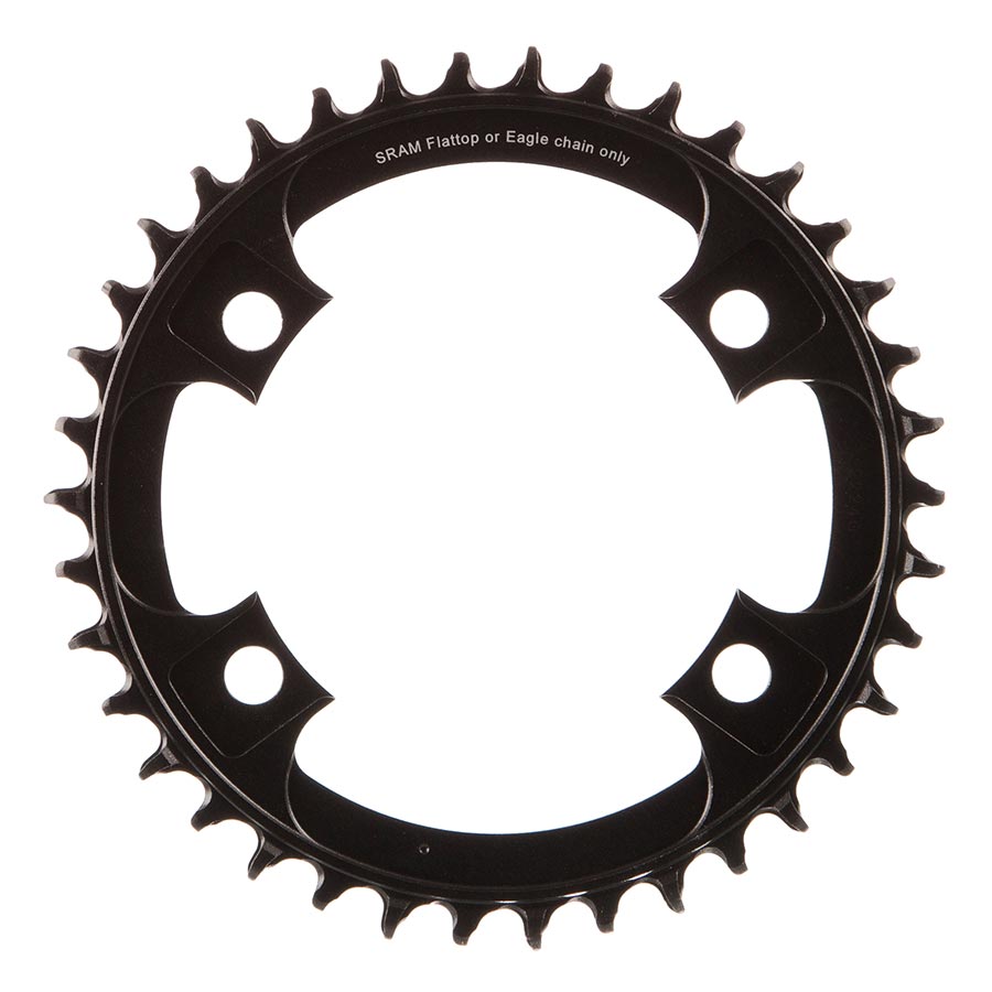 SRAM, X-SYNC 2 107mm, Chainring, Teeth: 40, Speed: 12, BCD: 107, Bolts: 4, Single, Aluminum, Grey