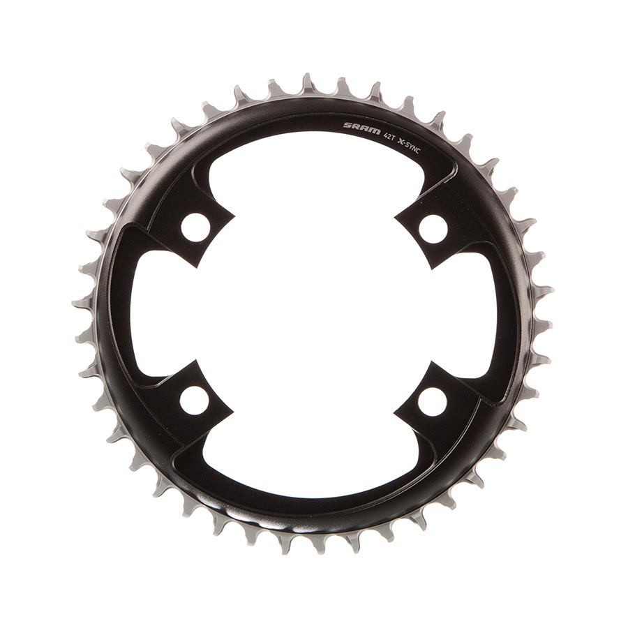 SRAM, X-SYNC 2 107mm, Chainring, Teeth: 40, Speed: 12, BCD: 107, Bolts: 4, Single, Aluminum, Grey