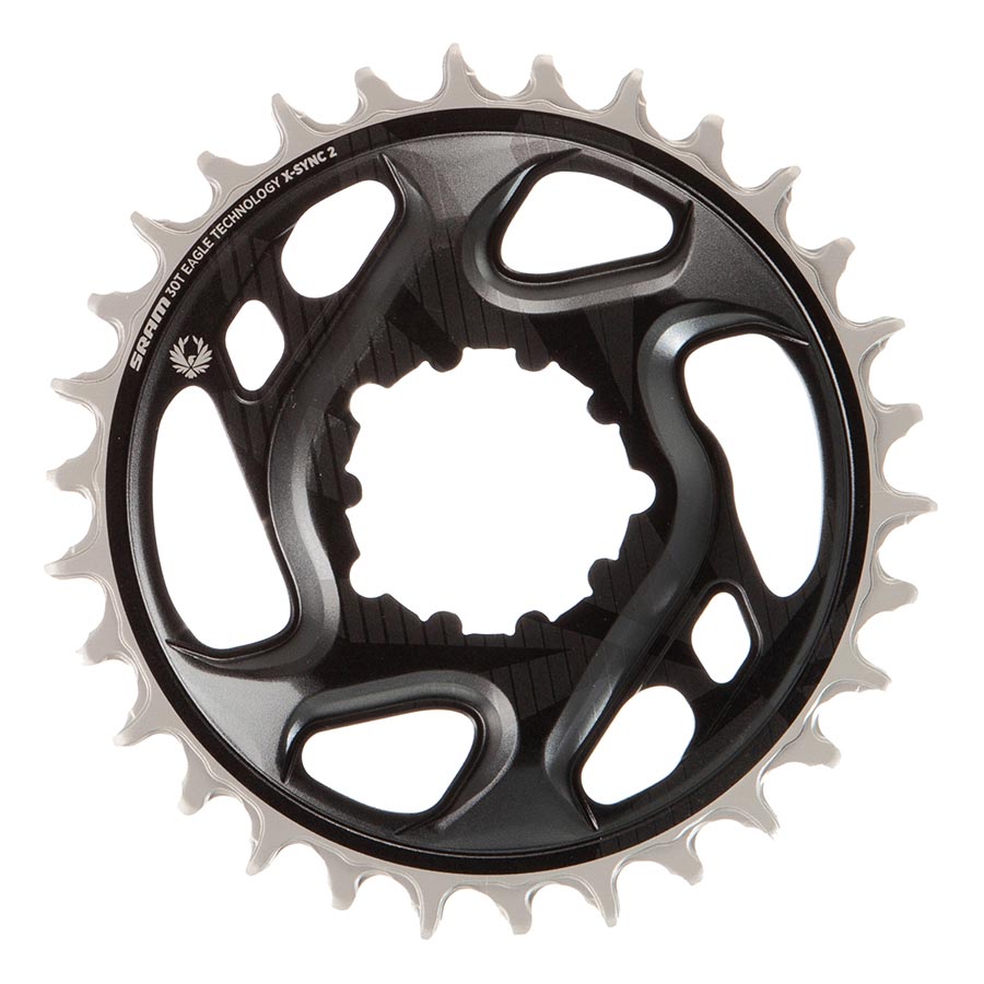 SRAM, GX Eagle C1, Chainring, Teeth: 30, Speed: 11/12, BCD: Direct Mount, Aluminum, Grey, 11.6218.046.001, 6mm