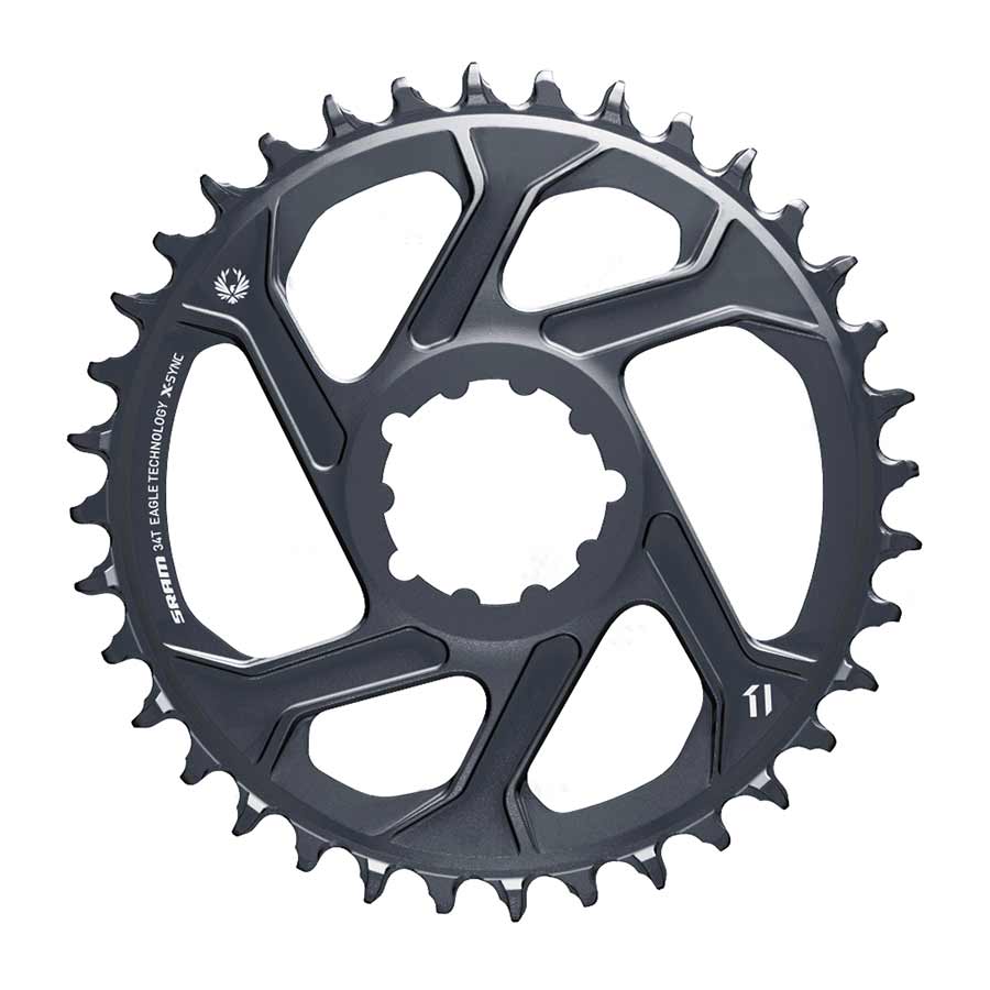 SRAM, GX Eagle C1, Chainring, Teeth: 30, Speed: 11/12, BCD: Direct Mount, Aluminum, Grey, 11.6218.046.001, 6mm