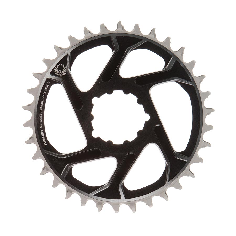 SRAM, Eagle, Chainring, Teeth: 30, Speed: 11/12, BCD: Direct Mount, Aluminum, Grey, -4mm